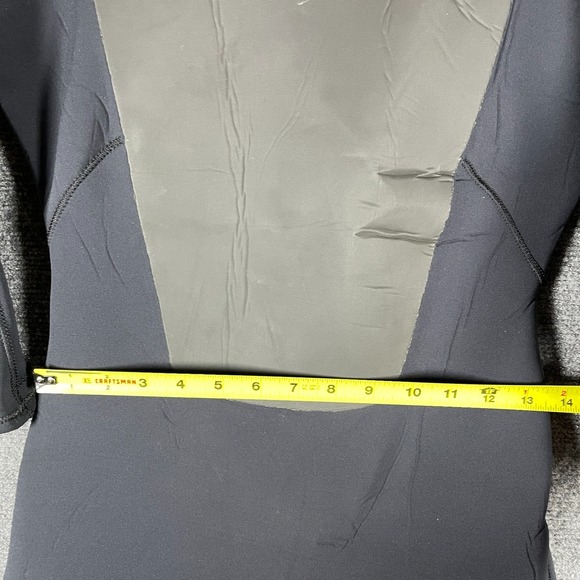 Quiksilver Syncro Style SA402MG 4/3 mm Full Wetsuit Gray Black Mens XL #1885 - Picture 10 of 13